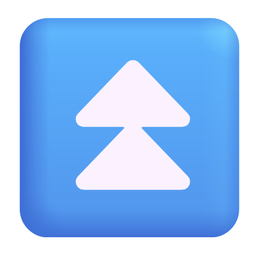 fast up button as rendered by Microsoft 3D Fluent