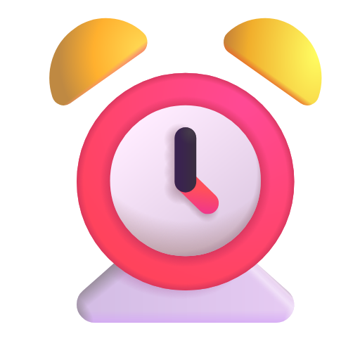 alarm clock as rendered by Microsoft 3D Fluent