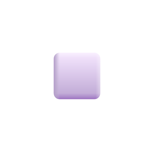 kleines weißes Quadrat as rendered by Microsoft 3D Fluent