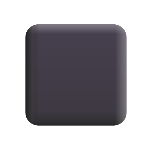 black medium square as rendered by Microsoft 3D Fluent