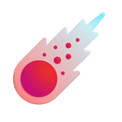 comet as rendered by Microsoft 3D Fluent