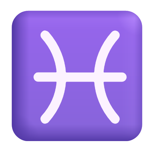 Segno zodiacale dei Pesci as rendered by Microsoft 3D Fluent