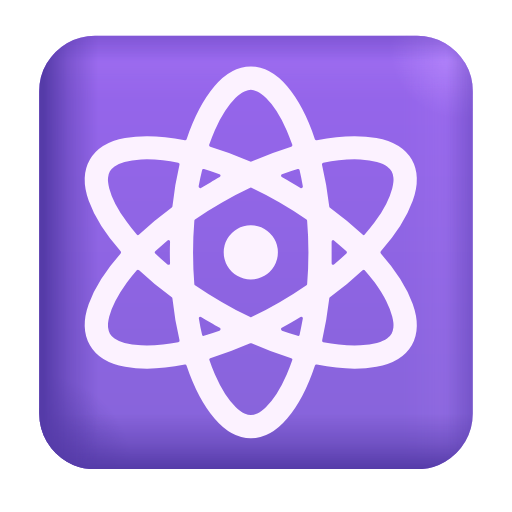 atom symbol as rendered by Microsoft 3D Fluent