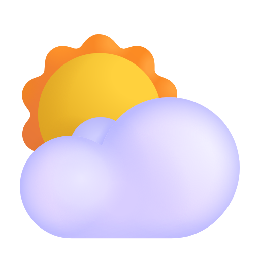 sol por trás das nuvens as rendered by Microsoft 3D Fluent