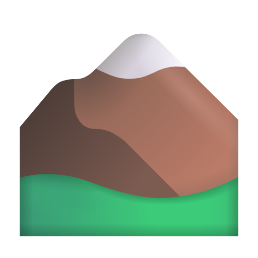 montanha as rendered by Microsoft 3D Fluent