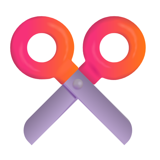 scissors as rendered by Microsoft 3D Fluent
