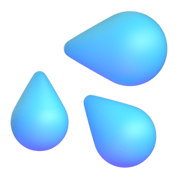Sweat Droplets as drawn by Microsoft Teams in 1.0