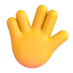 Vulcan Salute as drawn by Microsoft Teams in 1.0