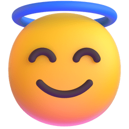 Smiling Face with Halo, the design in this release