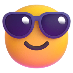 Smiling Face with Sunglasses, the design in this release
