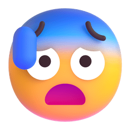 Anxious Face with Sweat, the design in this release