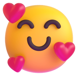 Smiling Face with Hearts, the design in this release