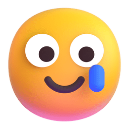 Smiling Face with Tear, the design in this release