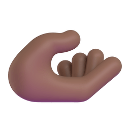 Palm up Hand: Medium-Dark Skin Tone, the previous design