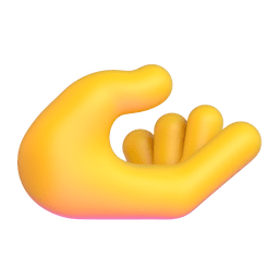 Palm up Hand, the previous design