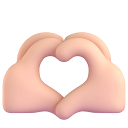 Heart Hands: Light Skin Tone, the previous design