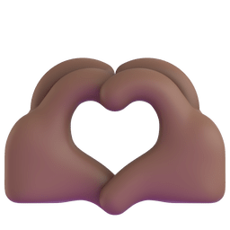 Heart Hands: Medium-Dark Skin Tone, the previous design