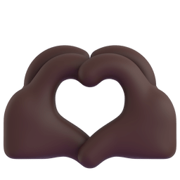 Heart Hands: Dark Skin Tone, the previous design