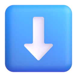 Down Arrow as drawn by Microsoft Teams in 1.0