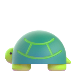 Turtle as drawn by Microsoft Teams in 14.0