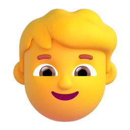 Boy as drawn by Microsoft Teams in 14.0