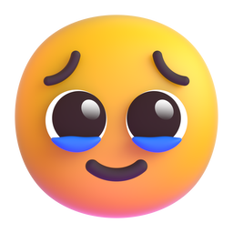 Face Holding Back Tears as drawn by Microsoft Teams in 14.0