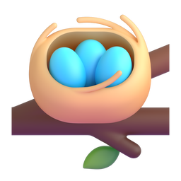 Nest with Eggs, the design in this release