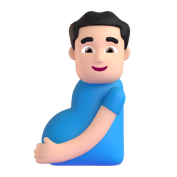 Pregnant Man: Light Skin Tone, the design in this release