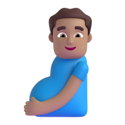 Pregnant Man: Medium Skin Tone, the design in this release