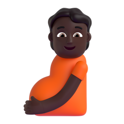 Pregnant Person: Dark Skin Tone, the design in this release