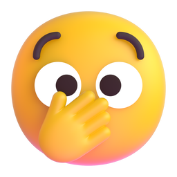Face with Open Eyes and Hand Over Mouth, the design in this release