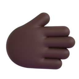 Rightwards Hand: Dark Skin Tone, the design in this release