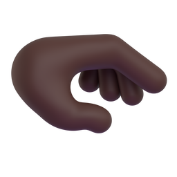 Palm Down Hand: Dark Skin Tone, the design in this release