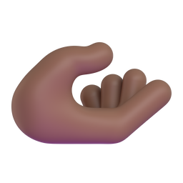 Palm up Hand: Medium-Dark Skin Tone, the design in this release