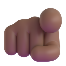 Index Pointing at the Viewer: Medium-Dark Skin Tone, the design in this release
