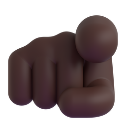 Index Pointing at the Viewer: Dark Skin Tone, the design in this release