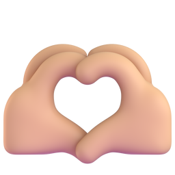 Heart Hands: Medium-Light Skin Tone, the design in this release
