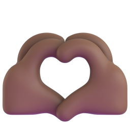 Heart Hands: Medium-Dark Skin Tone, the design in this release