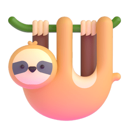 Sloth as drawn by Microsoft Teams in 15.0