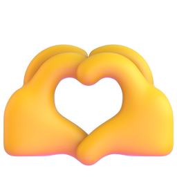Heart Hands as drawn by Microsoft Teams in 15.0