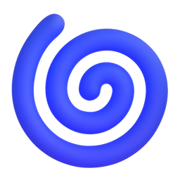 渦巻き as rendered by Microsoft Teams