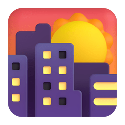 Sunset as drawn by Microsoft Teams in 15.1