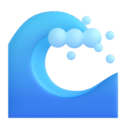 water wave as rendered by Microsoft Teams