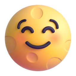 full moon face as rendered by Microsoft Teams