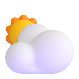 Sonne hinter großer Wolke as rendered by Microsoft Teams