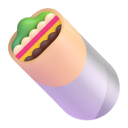 burrito as rendered by Microsoft Teams