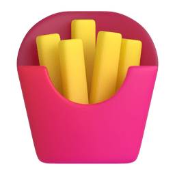 french fries as rendered by Microsoft Teams