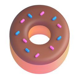 doughnut as rendered by Microsoft Teams