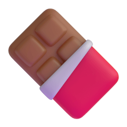 chocolate bar as rendered by Microsoft Teams
