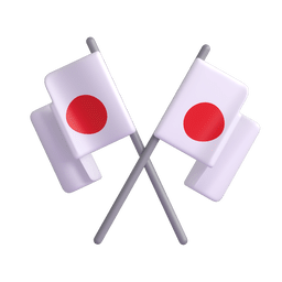 überkreuzte Flaggen as rendered by Microsoft Teams